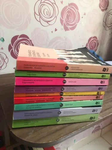 Conjunto de 9 livros FME Fundamentos da Matemática Elementar intactos