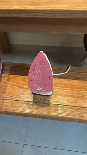 Ferro Passar Roupa Elétrico Vapor Aeroceramic Rosa Oster 110v
