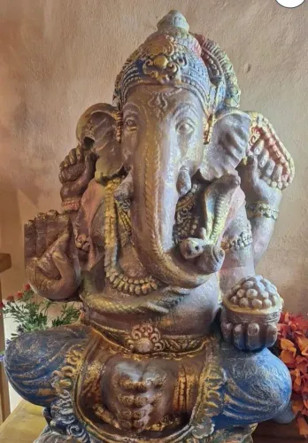 Ganesha 85 cm em Marmorite
