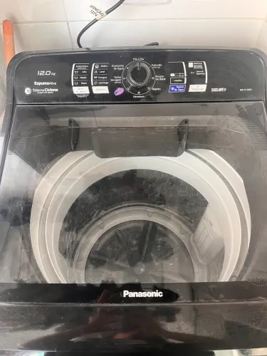Lavadora Panasonic 12kg NA-F120B1TA - Cesto Inox - Titânio