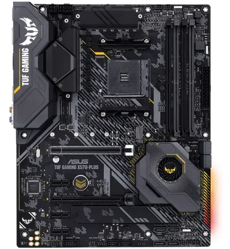 Placa Mãe ASUS TUF Gaming X570-Plus/BR, AMD AM4, ATX, DDR4, Preto - TUF Gaming X570-PLUS/B