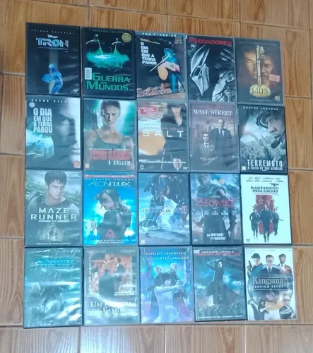 Combo com 20 DVDs originais