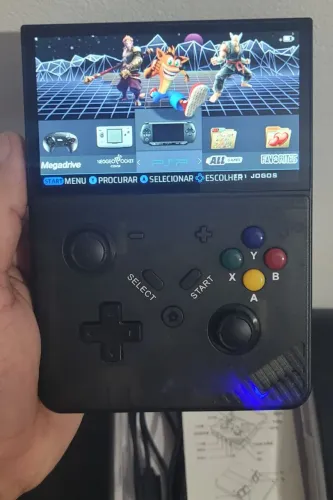 Console portátil R36S - mais de 10.000 jogos