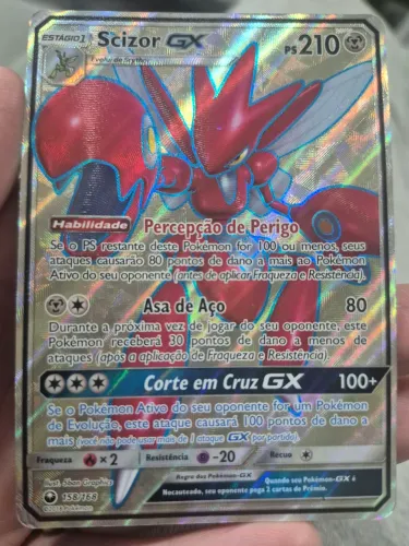 Carta Pokemon Scizor-GX (158/168) 