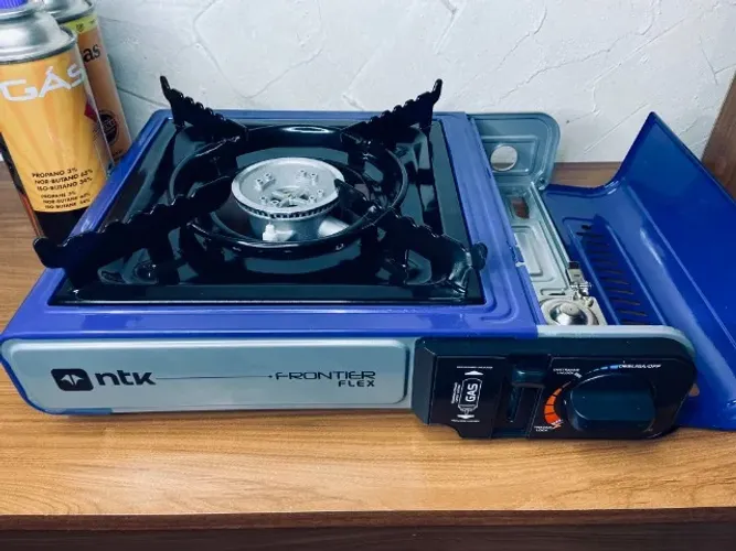 Fogareiro NTK Frontier Flex + 2 Cartuchos Campgás