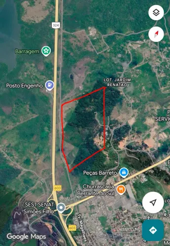 Vendo Terreno na beira da BR 324 - Simões Filho (Sentido Feira de Santana)