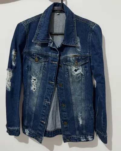 Jaqueta jeans tamanho P