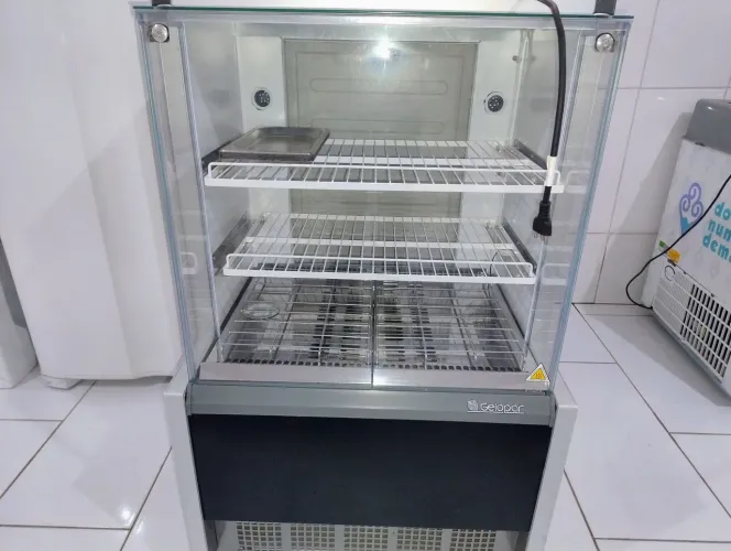 Vitrine de salgados galopar meqa 75