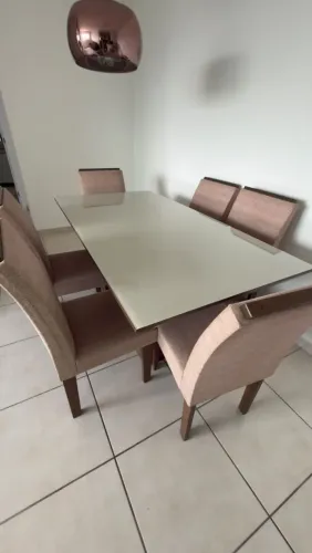 Mesa de jantar 6 lugares 