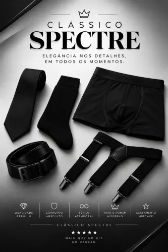 Clássico Spectre | Kit Masculino Elegante