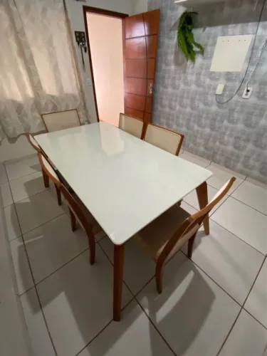 Conjunto Mesa Kappesberg 6 Cadeiras