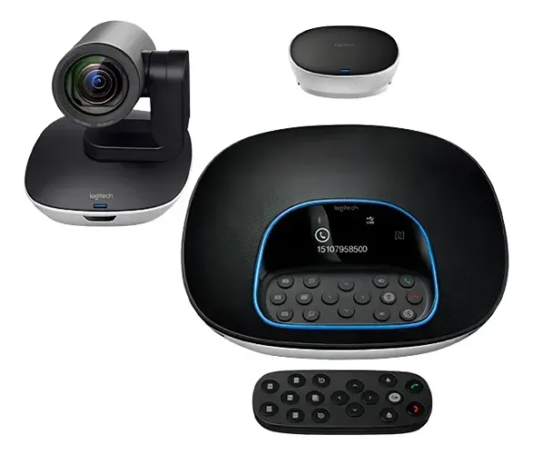 Sistema de videoconferência Logitech Group