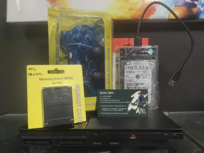 PS2 completo cheio de jogos a sua escolha. Com garantia!