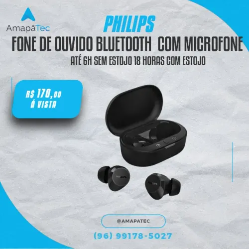 Fone De Ouvido Philips Bluetooth