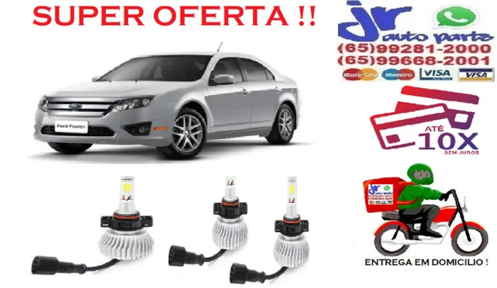 Lampada Ultra LED (Baixa)Fusion 6000K 12V 24V
