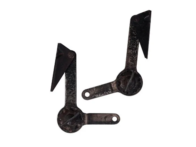 Braço Catraca Dobradiça Parabrisa Basculante Móvel Jeep Willys CJ5 Original - Par