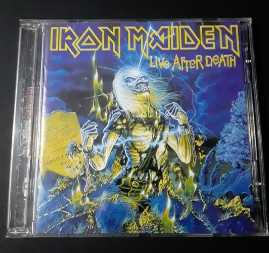 Cd Iron Maiden live after death duplo importado
