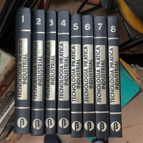 Tecnologia prática industrial 8 volumes enciclopédia engenharia dia