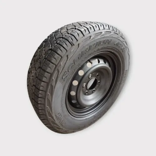 RODA FERRO AVULSO ARO 17 FORD RANGER C/ PNEU ZERO P/ ESTEPE