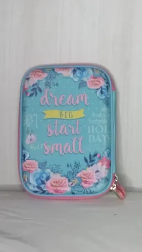 Estojo Escolar Feminino 3D Unicórnio