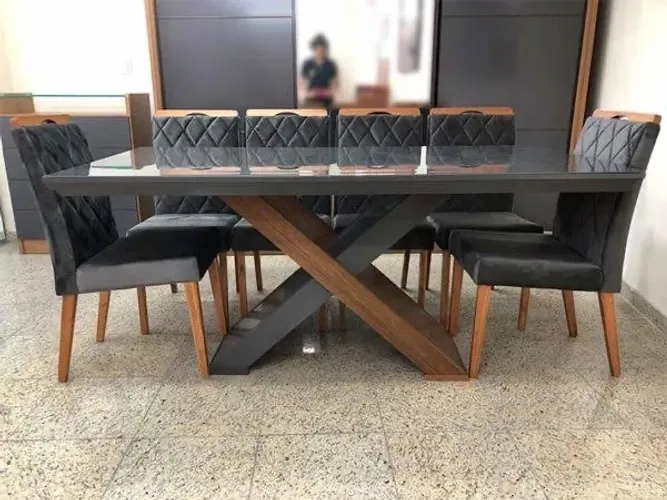 Mesa de jantar 6 cadeiras imperatriz - ENTREGA HOJE !!!