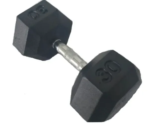 Dumbell Hexagonal Pintado Par de 10 kg a 20 kg + Suporte