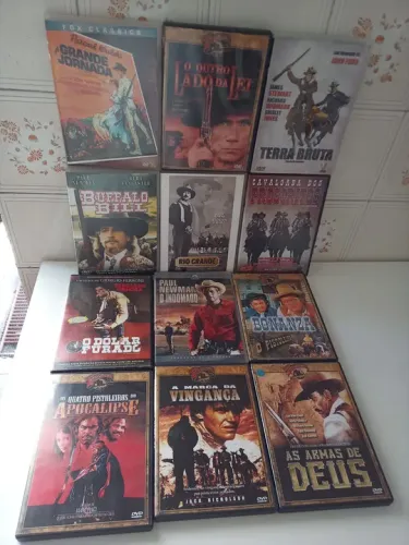 Lote 28 DVDs filmes Faroeste Western
