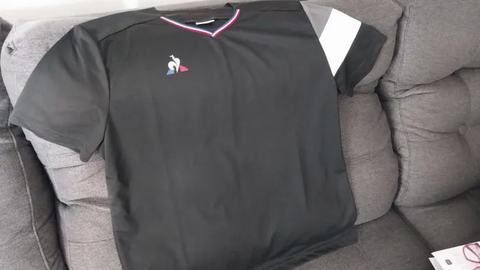 Camiseta preta Le Coq Sportif