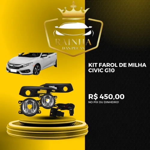 Kit Farol de Milha Civic G10