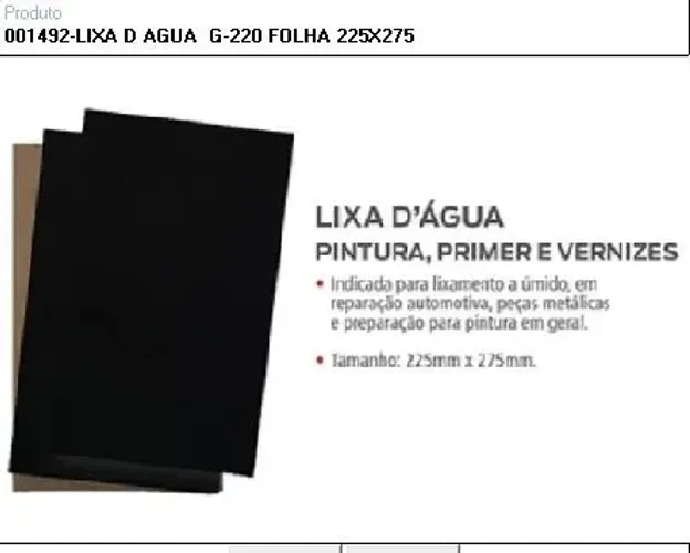 LIXA D AGUA 225X275