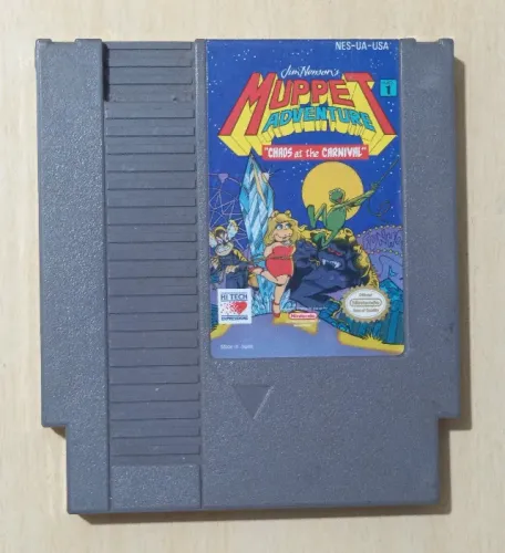 Jogo Muppet Adventure - Chaos at the Carnival para NES/Nintendinho 8 bits