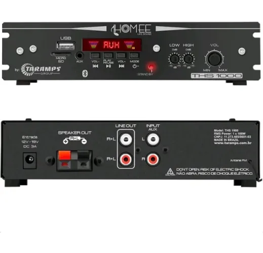 Amplificador residencial taramps THS 1000