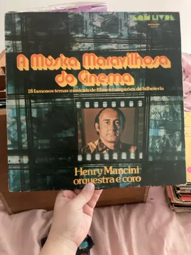 Lp disco de vinil Henry Mancini, a música maravilhosa do cinema
