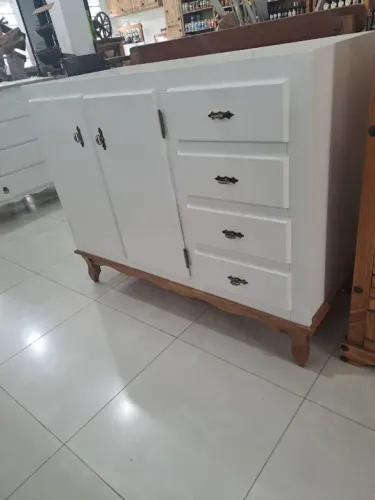 Balcão de Pia de 1,20 Mdf Branco