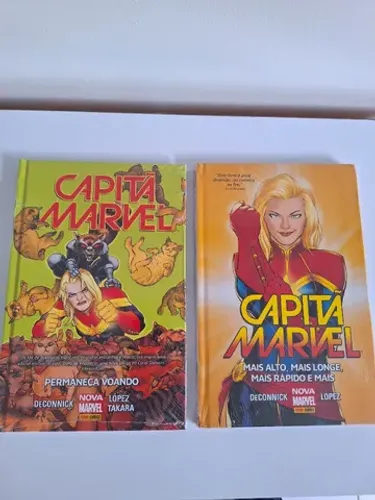 Hqs Capitã Marvel  (Novas / Lacradas) - As 2 por 50,00