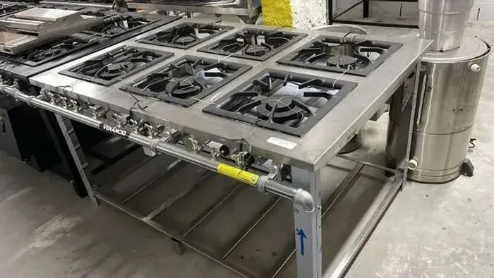 Fogão Inox Venâncio 6 Bocas Perfil 40x40
