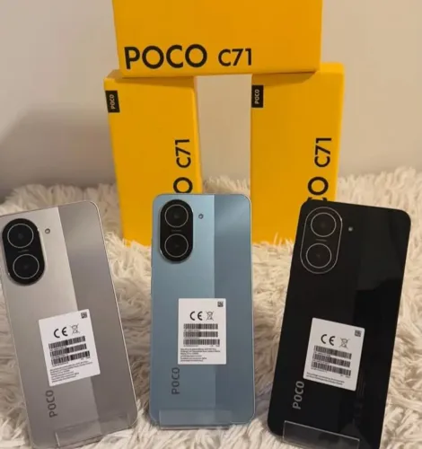 POCO C71 128GB 04GB ROM Novo Design Incrível Preto Entregamos