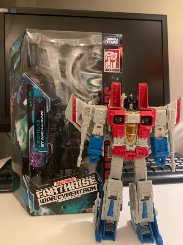 Boneco Transformers Starscream Earthrise War For Cybetron