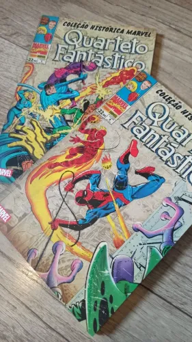 HQ Quarteto Fantástico Vol 3 E 4 - Coleção Histórica Marvel
