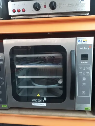 NZ. Forno elétrico convector 5 assadeiras com vapor WICTORY