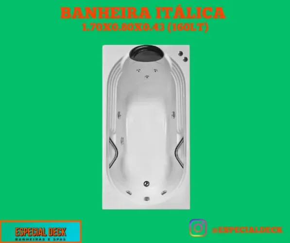 Banheira Itálica Individual - Versão Básica