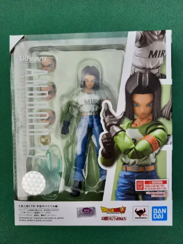 Dragon Ball Z, Android n.17, "Lacrado" Bandai, SHFiguarts, completo, original, Top