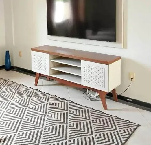 Rack Bancada 1,60m para TV até 65" (Novo) Entrega Grátis! 