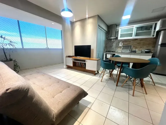 Apartamento mobiliado 02 qt à venda no Jardim Goiás, próx ao Shopping Flamboyant e Parque 