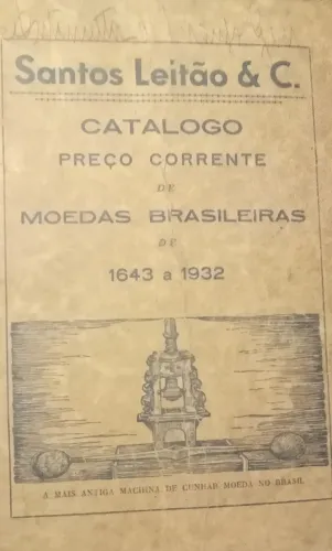 Livro de 1933 "Catálogo Yvert" - Santos Leitão & C. - Raridade - Raridade Colecionável