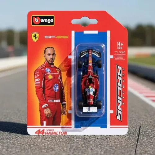 F1 Ferrari premium Hamilton bburago 1/64