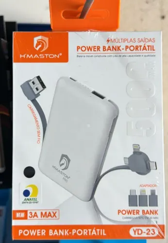 Carregador portatil Power Bank Portátil bateria externa H'MASTON PRO