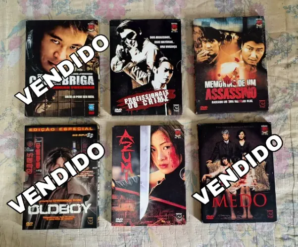 Coleção de DVDs Raros - Azumi, Profissionais do Crime, Cão de Briga e Muito Mais