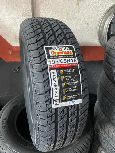 01 Pneu Remolde Crystone 195/65R15