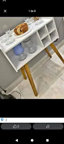 Vendo lindas mesinha de canto e aparador Fabricação própria mdf Black Friday